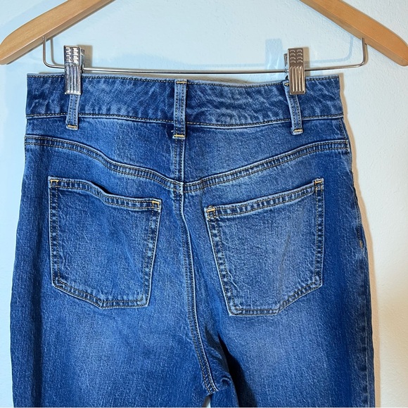 Talbots High Rise Relaxed Straight Jeans 2 Mom Jean Aesthetic Palisade Wash - Picture 7 of 12